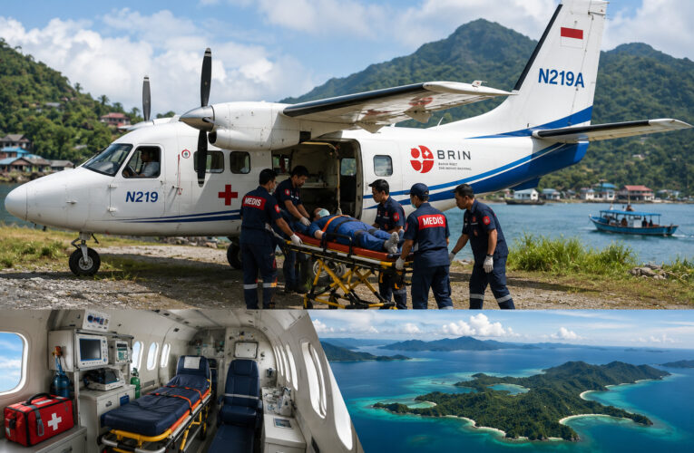 BRIN Siapkan N219 Jadi “Ambulans Terbang” untuk Evakuasi Warga di Daerah Terpencil