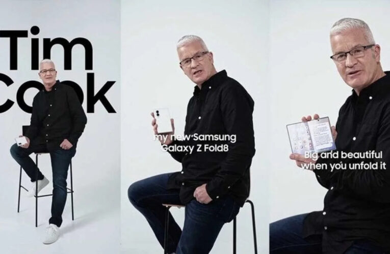Samsung Bikin ‘Tim Cook’ Promosikan Galaxy Z Fold 8, Sindir iPhone Duo