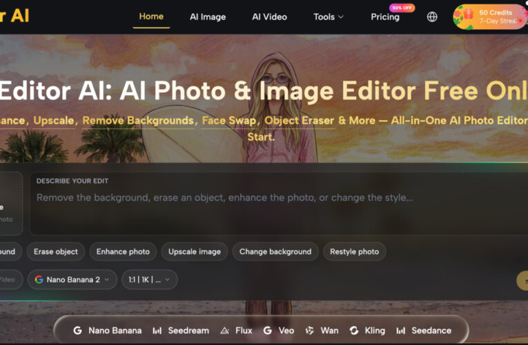 Screenshot AI Photo Editor Harus Mempertahankan Label Antarmuka Aslinya