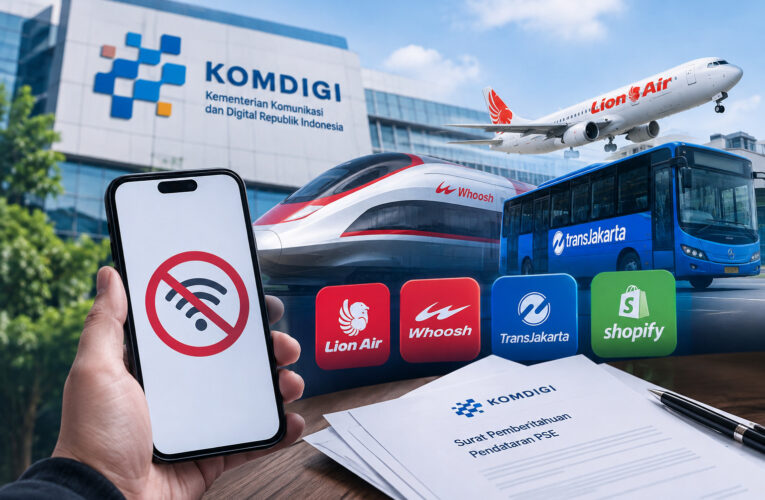 Komdigi Ultimatum 25 PSE, Ada Whoosh dan Lion Air yang Terancam Diblokir