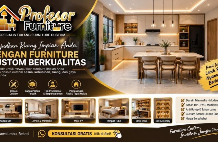 Teknologi dan Standar Konstruksi Pengerjaan Kitchen Set oleh Tukang Interior Custom